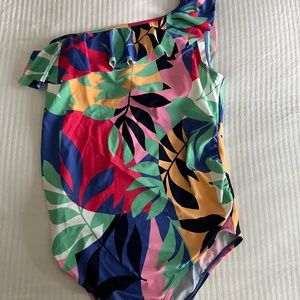 Maternity One-Shoulder Swimsuit NWT